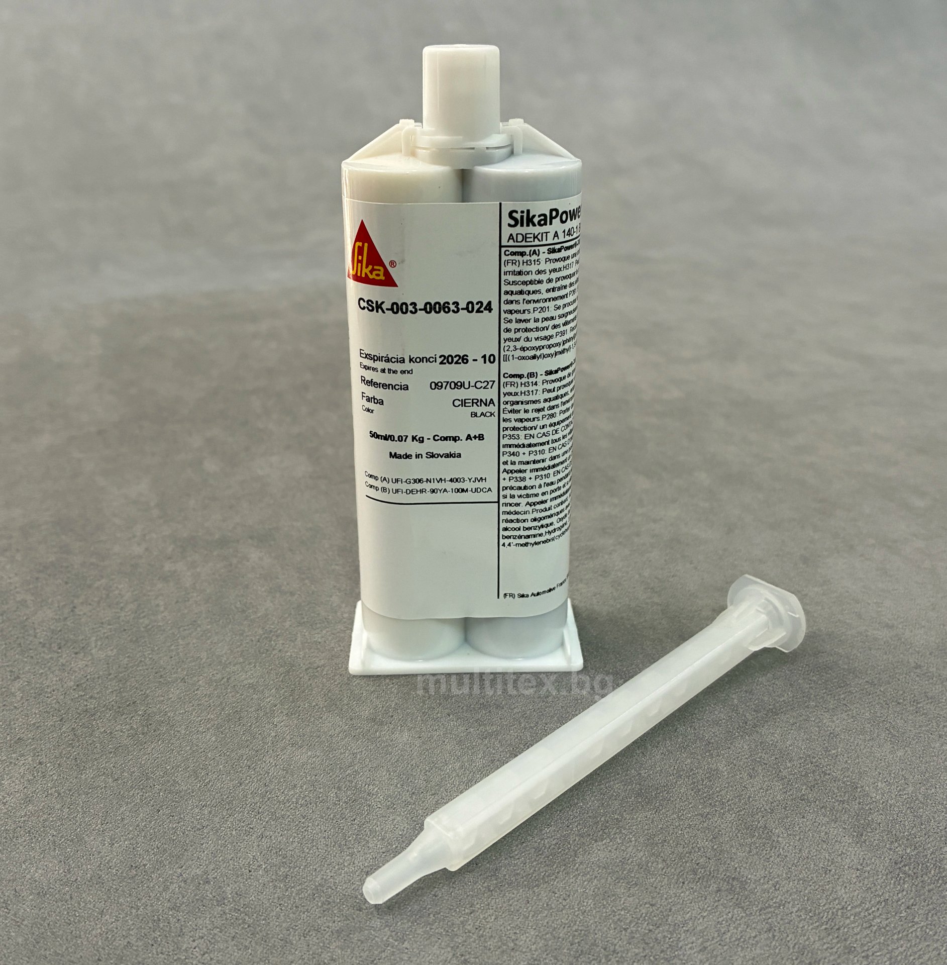 MULTITEX Composites.com | Adhesive SikaPower®-740 black (ADEKIT