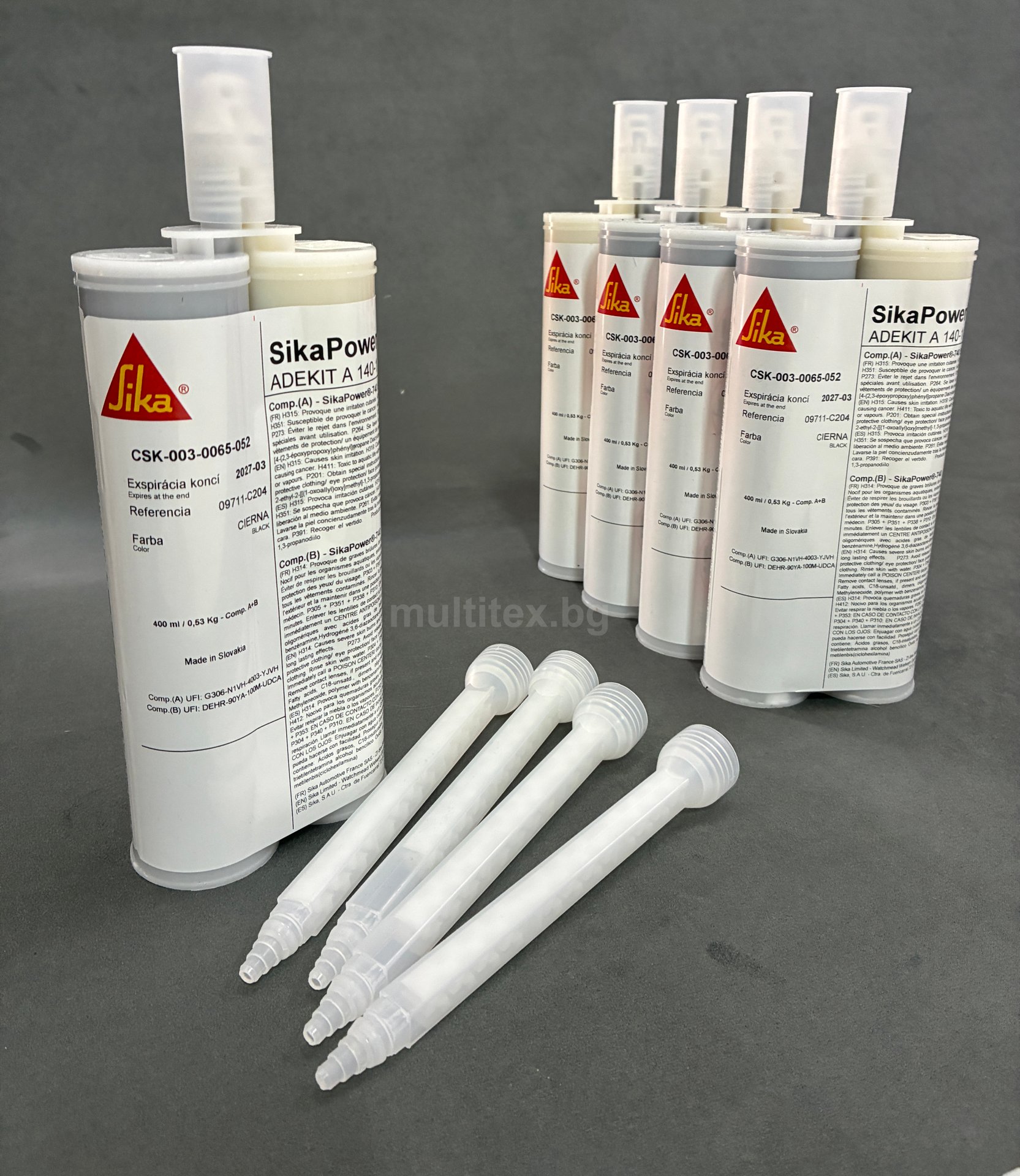 MULTITEX Composites.com | Adhesive SikaPower®-740 black (ADEKIT A140 ...