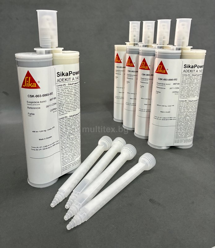 MULTITEX Composites.com | Adhesive SikaPower®-740 black (ADEKIT A140 ...