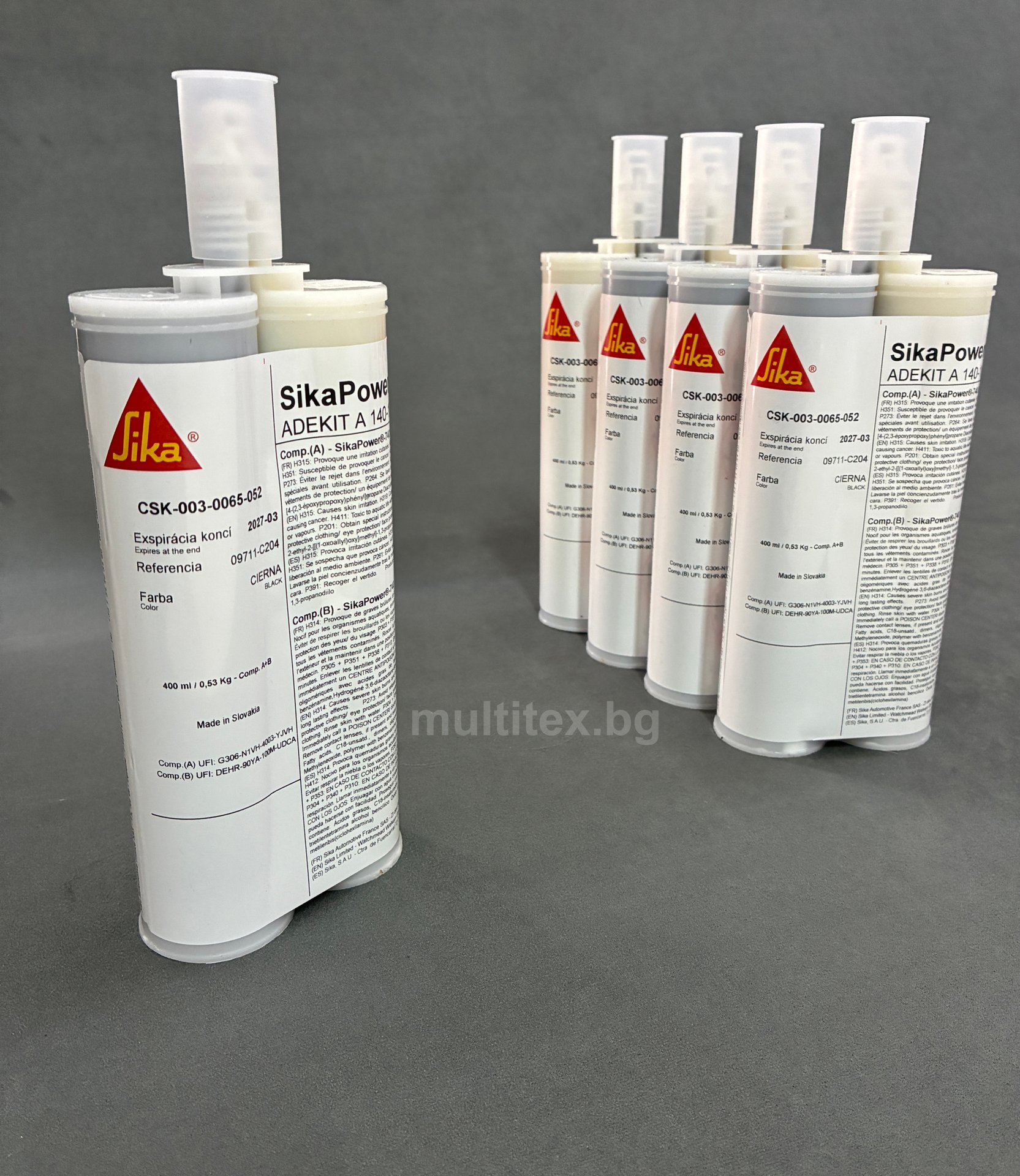 MULTITEX Composites.com | Adhesive SikaPower®-740 black (ADEKIT A140 ...