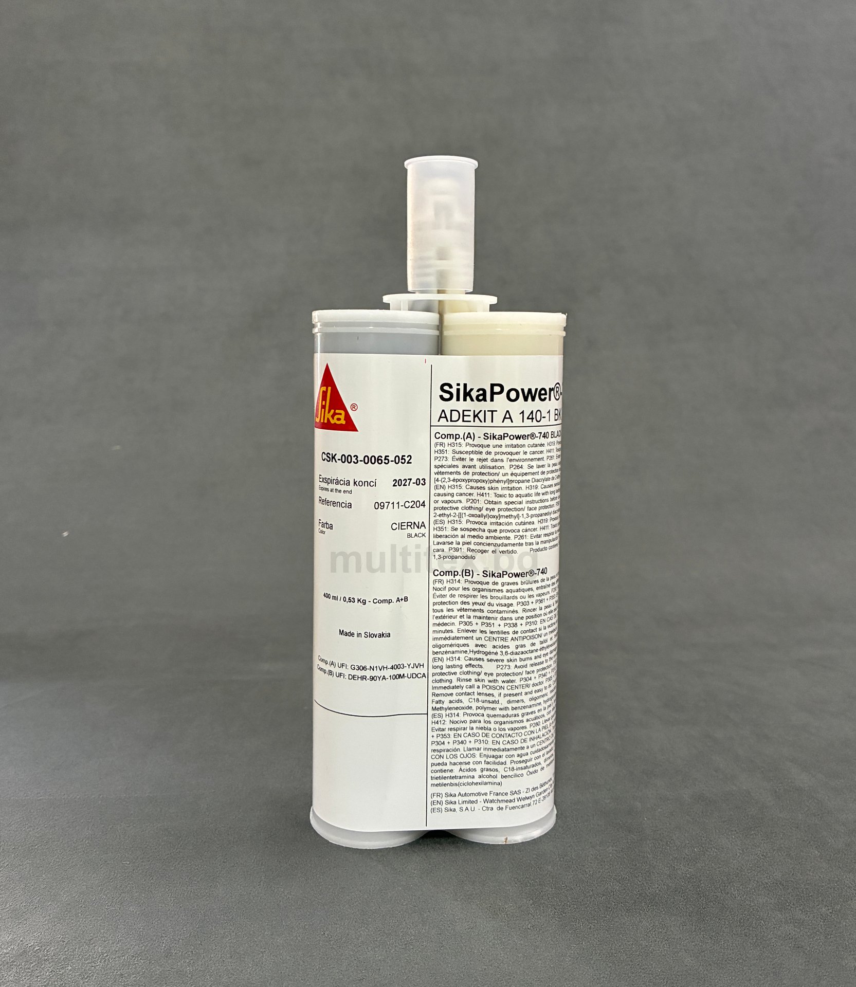 MULTITEX Composites.com | Adhesive SikaPower®-740 black (ADEKIT A140 ...